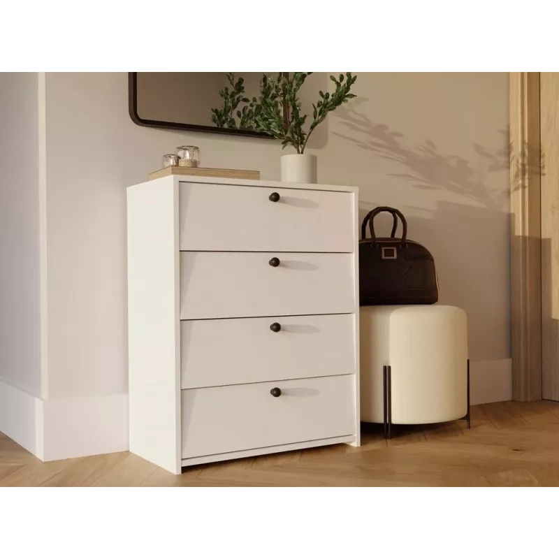 LOKA shoe cabinet, white