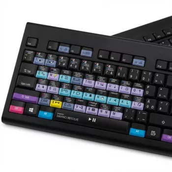 Keyboard LogicKeyboard Avid Media Composer DE CKB-MCOM4-BJPU-DE PC layout — German layout, PC-compatible