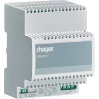 Hager HTG911H Spannungsversorgung 24VDC 2,5A 70°C (HTG911H)