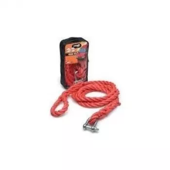 Tow rope IWH KFZ-Abschleppseil Jumbo 4000 kg, red polypropylene, loop ends