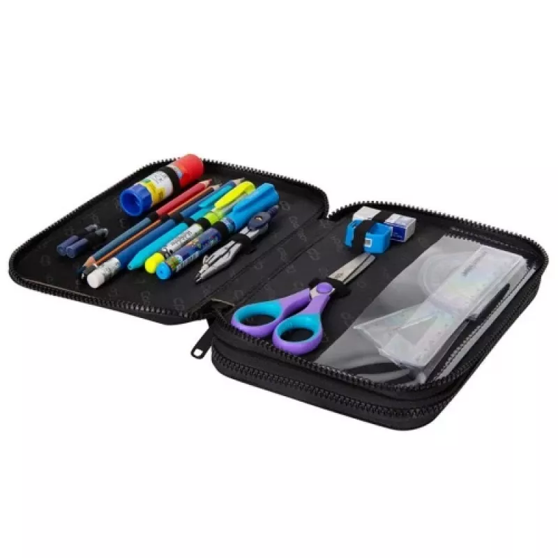 Double decker school pencil case with equipment Coolpack Jumper XL Doggies