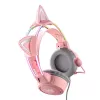 Headphones Onikuma X15Pro Gaming Headphones Pink Cat Ears