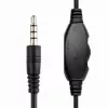 Wired gaming headset GEMBIRD MHS-03-BKRD — binaural, circumaural, 3.5 mm, 1.8 m cable, red/black