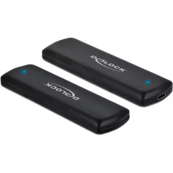SSD enclosure DeLOCK 42615 Black M.2