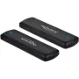 SSD enclosure DeLOCK 42615 Black M.2