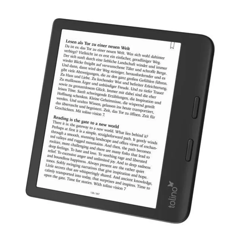 Tolino e-book reader Touchscreen Wi-Fi Black