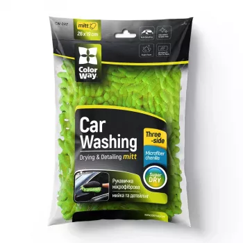 ColorWay CW-2417 double-sided microfiber car wash and polishing glove