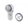Fabric shaver Leifheit 80029 — battery-powered lint remover, 3 V, uses 2 batteries, blue/white