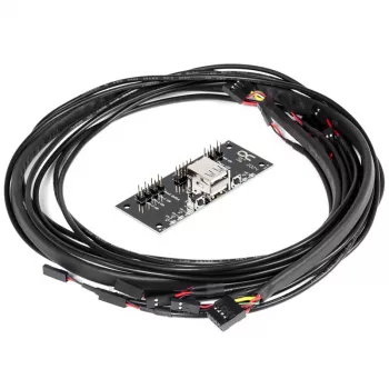 Internal Power Cable Alphacool 25054 80 m Straight Connectors