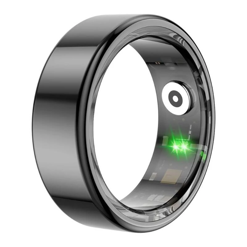 Smart ring Colmi R02 20.3 mm Black — Colmi R02 compact wearable ring size 20.3 mm