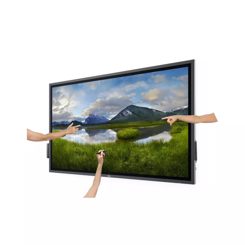 DELL P6524QT 65 inch 4K UHD Interactive Flat Panel Display with 20-Point Touch, USB-C, Dual 20W Speakers