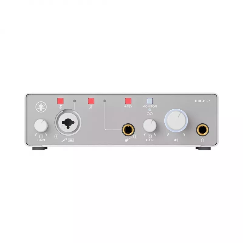 Audio Interface YAMAHA UR12MK3 White - compact 2-in/2-out USB interface