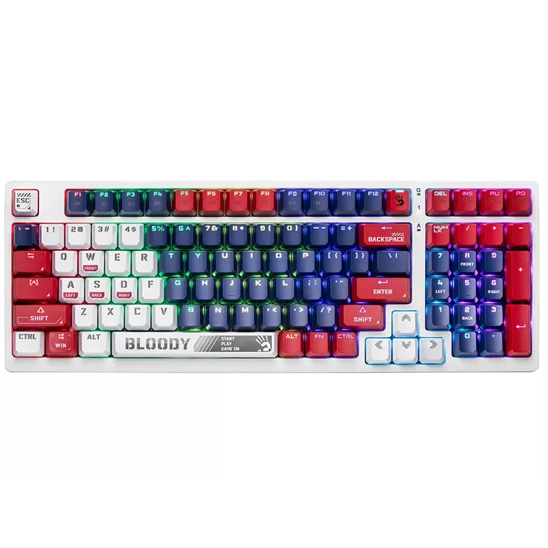 Gaming mouse A4Tech Bloody S98 USB Sports Navy with BLMS Red Plus switches