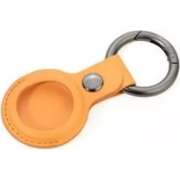 Keychain TROIKA AirTag Cover yellow KR21-20/YE — protective holder for Apple AirTag