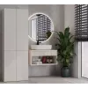 Bathroom Cabinet Nel DD 1K Basket Casmere Colour Long Doors
