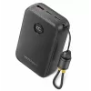 Portable charger Vention FKBB0-C 20000mAh power bank, 1x USB-A + 2x USB-C, Black