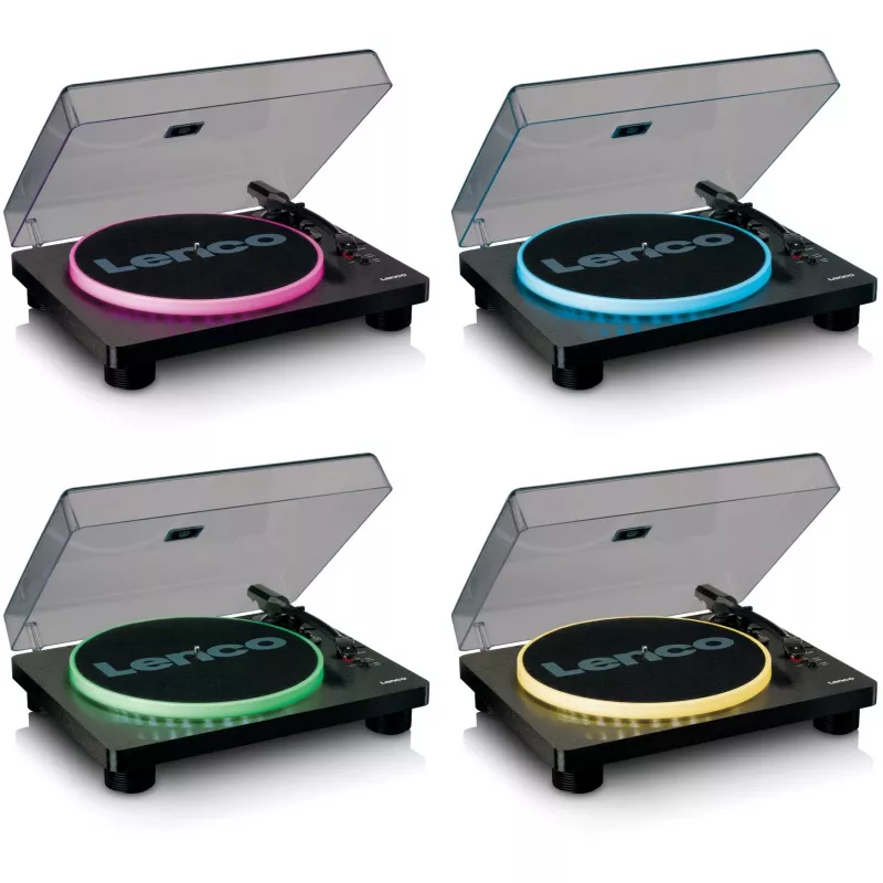 Lenco LS-50LED - Turntable - 4 Watt (total) - Black (A004784)