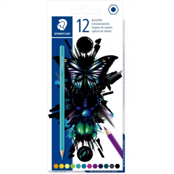Colour pencil set Staedtler 146 C12 E1 — Multicolour, 12 pc, soft lead