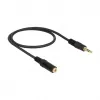 Audio Cable 3.5mm M-F DeLOCK 83762 0.5m Black