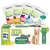 Wet cat food animal island Everyday — Beef, Chicken, Turkey & White Fish fillets in broth, 40 x 85 g sachets