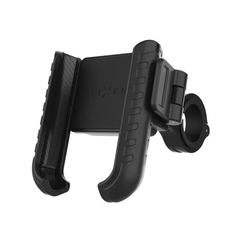 Bike phone holder FIXED Fixed Bikee Plus — universal handlebar mount, hardened plastic with silicone pads