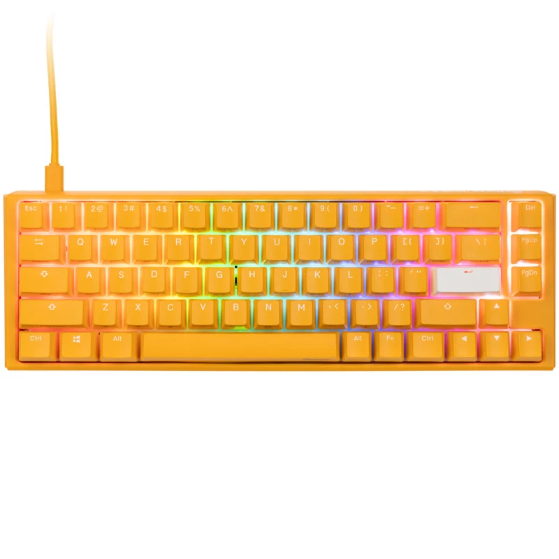 Ducky One 3 Yellow SF keyboard Gaming USB QWERTY US English
