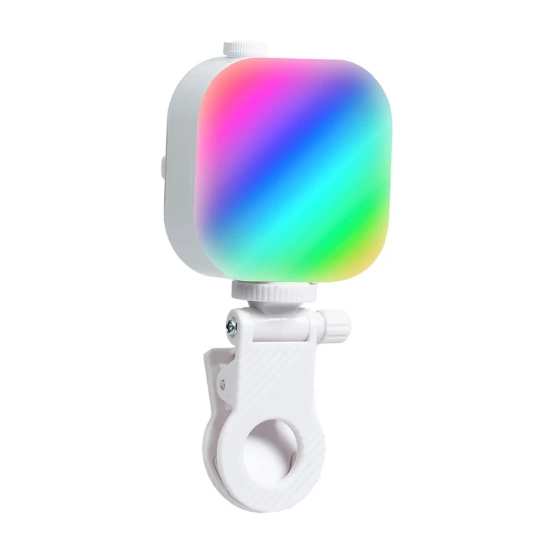 Telesin Ice Cube selfie light with phone holder P5-BGD-03 — compact LED fill light and adjustable phone bracket
