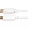 Sharkoon Adapter Cable Displayport 1.2> HDMI 4K White 3 Meter