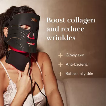 Skin light therapy device Silk'n FNLM2PEU001 — black, battery-powered, anti-aging/anti-wrinkle