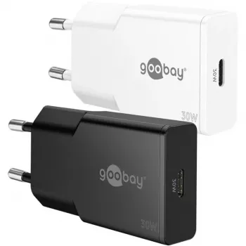 Goobay USB-C™ PD GaN Fast Charger Slim (30 W) black