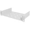 DIGITUS 10 inch Wall-Mounted Network Set 12U, 312 x 300 mm (W x D), Grey RAL 7035, with 8-Port Gigabit Switch, CAT6 Patch Panel, Shelf, Power Strip, and Accessories