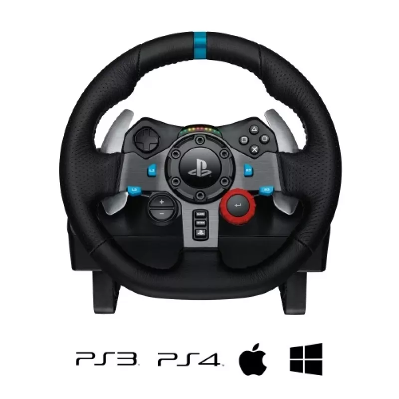 Logitech Driving Force G29 - Steering Wheel- and Pedal Set - Wired - for Sony PlayStation 3, Sony PlayStation 4