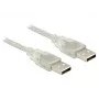 USB cable DeLOCK 83889 USB 2.0 2 m Transparent