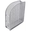 Vertical tray FORPUS FO30559, perforated metal, 7 cm height, silver