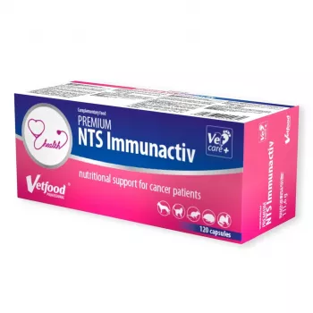 Vetfood Vetfood Premium NTS Immunactiv 120 capsules — dietary supplement for dogs and cats, immune support
