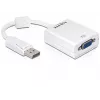Video Cable Adapter DeLOCK 61766 0.125m VGA DisplayPort White
