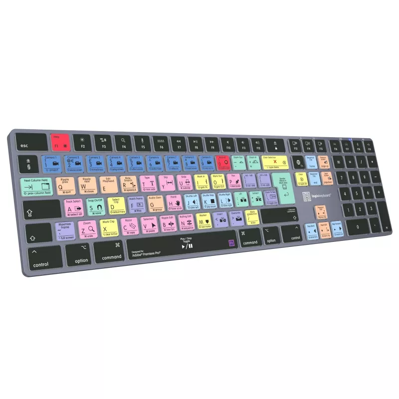 Logickeyboard LKB-PPROCC-TM-UK Keyboard Office Bluetooth QWERTY English Full-size