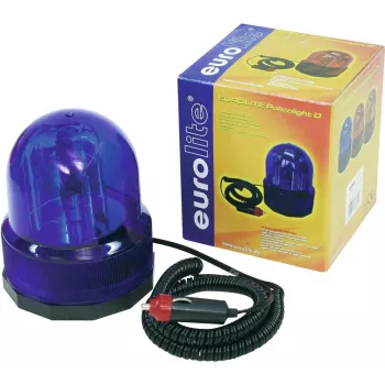 EUROLITE police light COL-1221 — 12 V, 21 W, blue rotating beacon