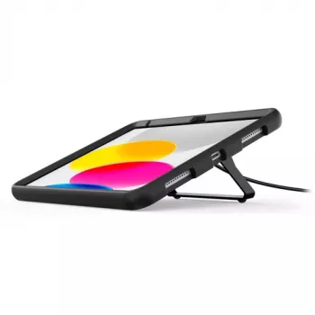 Compulocks iPad 10,2 Secured Kickstand - Bumper for Tablet - Stand - Metal, rubber - Black - for Apple 10,9-inch iPad (102KS01KL)