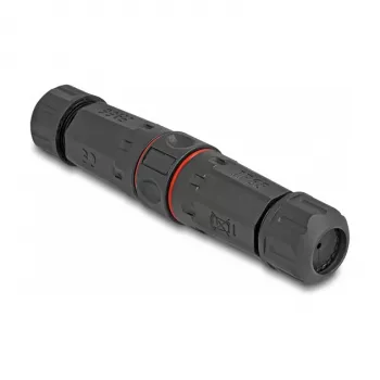 DeLOCK Optical Fiber Cable Connector SC Simplex Female to Female Waterproof