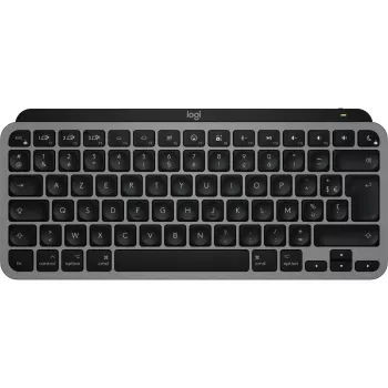 Logitech Master Series MX Keys Mini for Mac - Keyboard - compact - backlit - Wireless - Bluetooth LE - AZERTY - French - Space-Grey (920-012646)