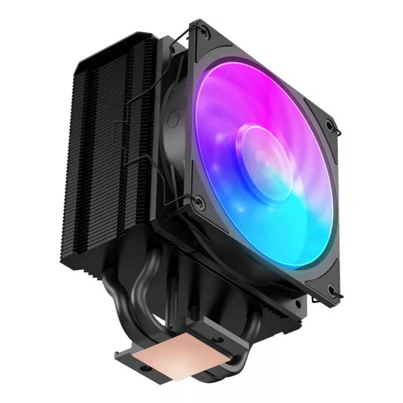 Air cooler Cooler Master Hyper 212 3DHP Black ARGB — 120 mm fan, LGA1700/AM5/AM4 compatible