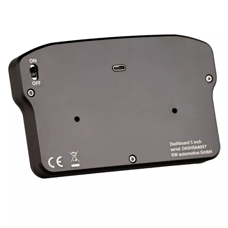 Steering wheel dashboard panel Ascher Racing 5 inch model 76080029 for sim racing displays