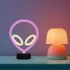 Table lamp MANTA SNL86PK Style Neon Lights UFO Pink – decorative neon-style pink lamp
