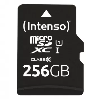 Flash Memory Intenso 256GB UHS-I MicroSD Card