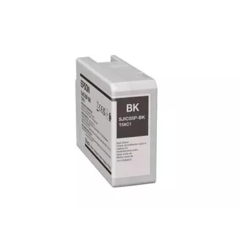 Ink Cartridge Epson SJIC55 (BK) for ColorWorks CW-D6500/D6000 — Black