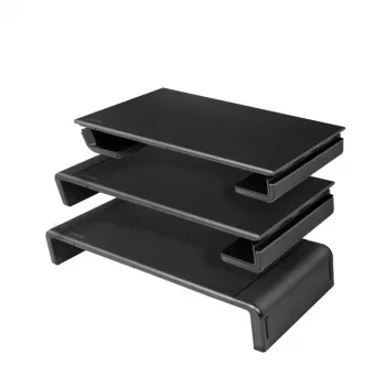 Ergonomic tabletop monitor riser, max. 25k