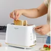 Toaster Taurus TO800P 2-slice 800 W White with Button and Rotary Controls