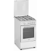 Simfer Cooker 4401SGRBB Hob type Gas Oven type Gas White Width 50 cm 49 L Depth 55 cm