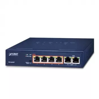 Unmanaged Switch PLANET FSD-604HP
